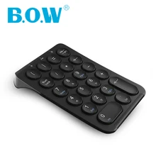 B.O.W Portable Slim Mini Number Pad, 22 Keys Wireless USB Multi-Function Numeric Keypad Keyboard for Laptop Desktop PC Notebook B.O.W Portable Slim Mini Number Pad, 22 Keys Wireless USB Multi-Function Numeric Keypad Keyboard for Laptop Desktop PC Notebook