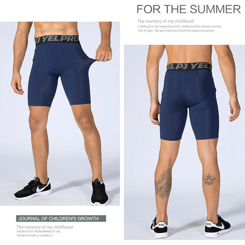 Компрессионные шорты мужские шорты спортивные мужские тренировочные шорты для спортзала Мужская одежда для бега быстросохнущие бодибилдинг шорты для пляжа