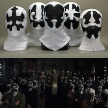 Американский телезритель Косплей Rorschach Walter Kovacs маски головные уборы Печать Полный маска для лица Аксессуары для маскарада на Хеллоуин реквизит