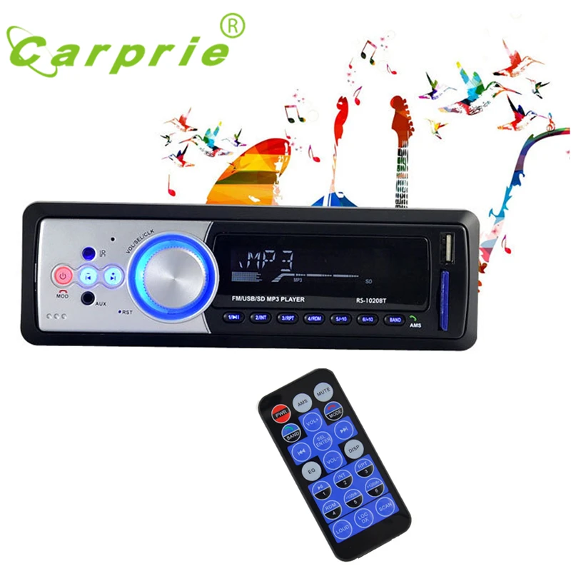 

Tiptop New Arrival Bluetooth Car Stereo Audio In-Dash FM Aux Input Receiver SD USB MP3 Radio 2017 Wholesale Price Hot_KXL0507