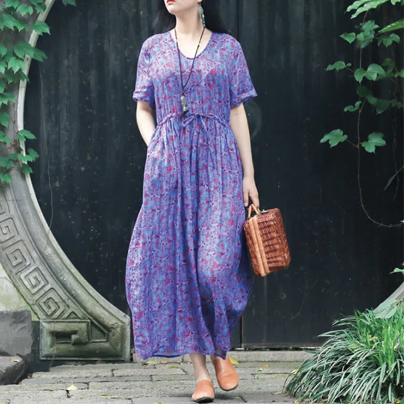SCUWLINEN 2019 женское летнее платье с v-образным вырезом и коротким рукавом со