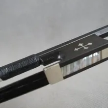 1 шт. профессиональный черный Углеродный волокно 4/4 Скрипка Лук с черными волосами