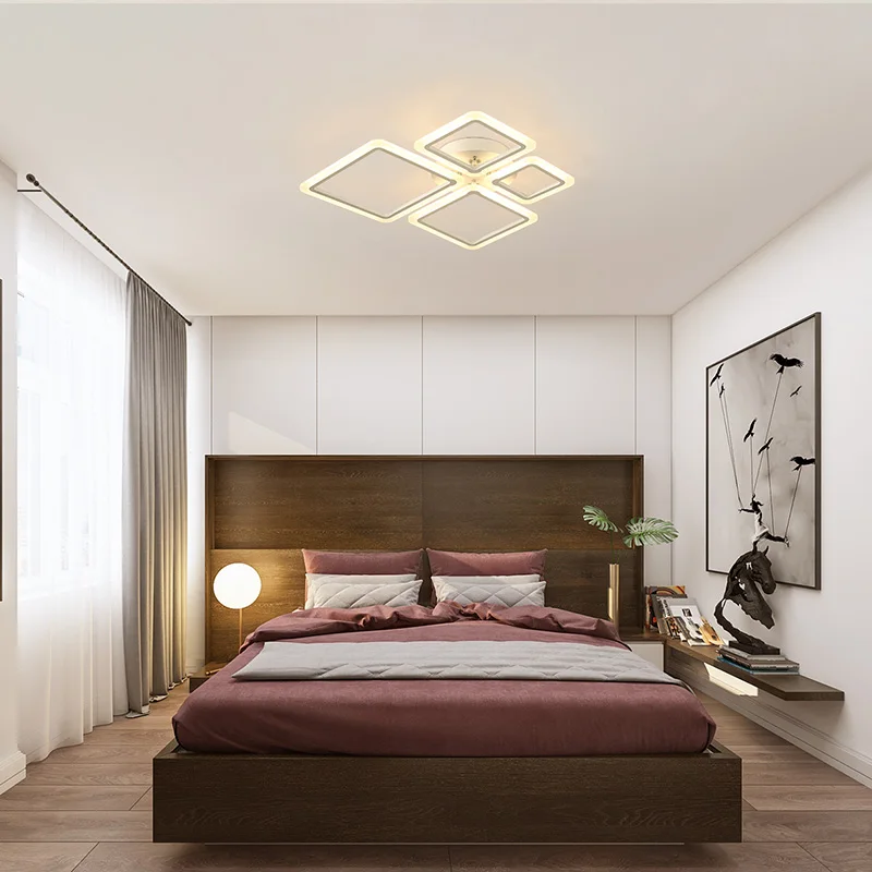 Светодиодные потолочные светильники для гостиной, простые современные, креативная атмосфера, для дома, Скандинавская спальня, столовая, потолочная лампа для мастерской комнаты