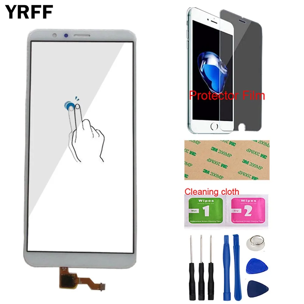 Сенсорный экран YRFF для Huawei Honor 7X сенсорный с объективом сенсорная панель