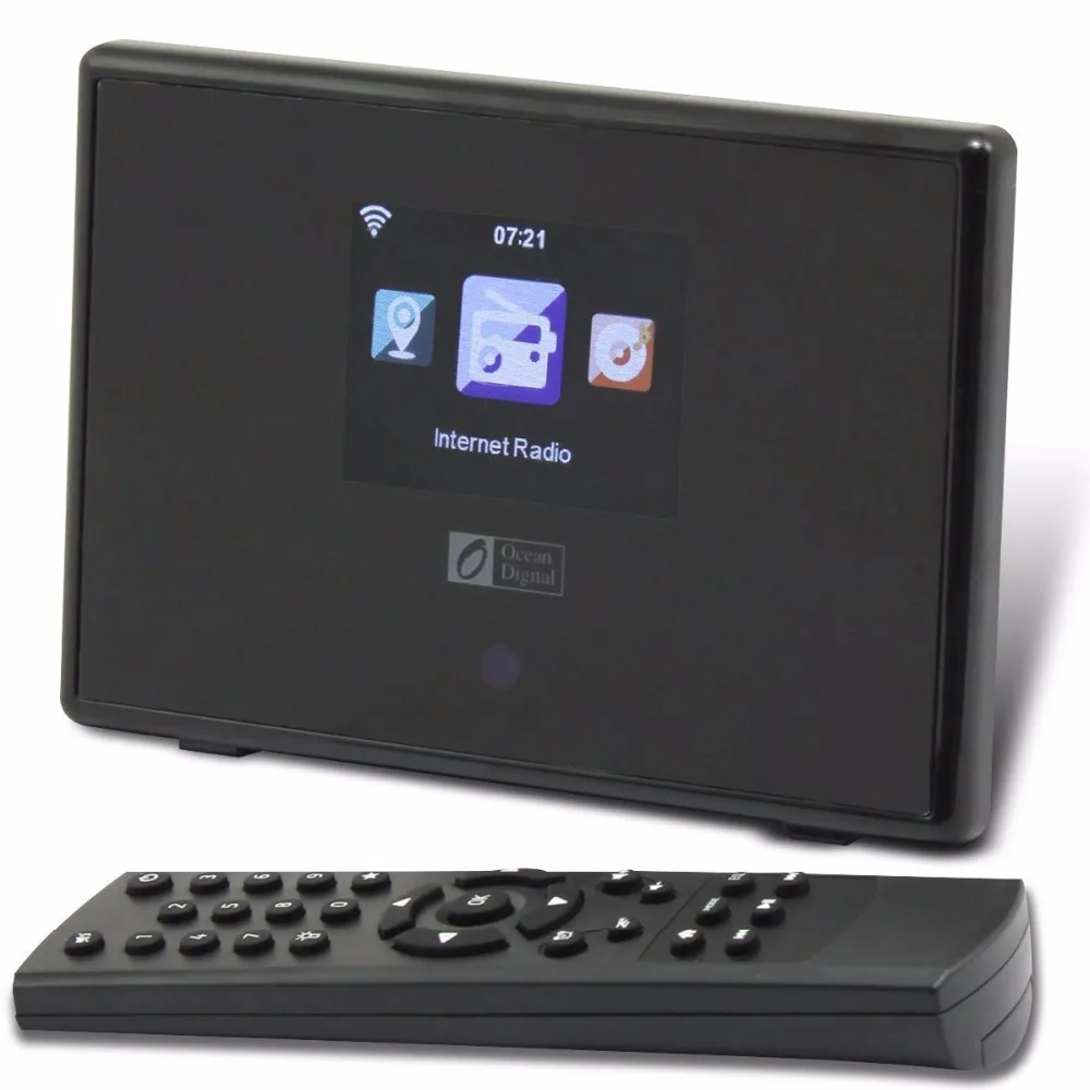 

WiFi+FM Radio Ocean Digital WR-01C internet Radio Multi-language Menu Without Speaker Only line out for Powered/Active Speaker