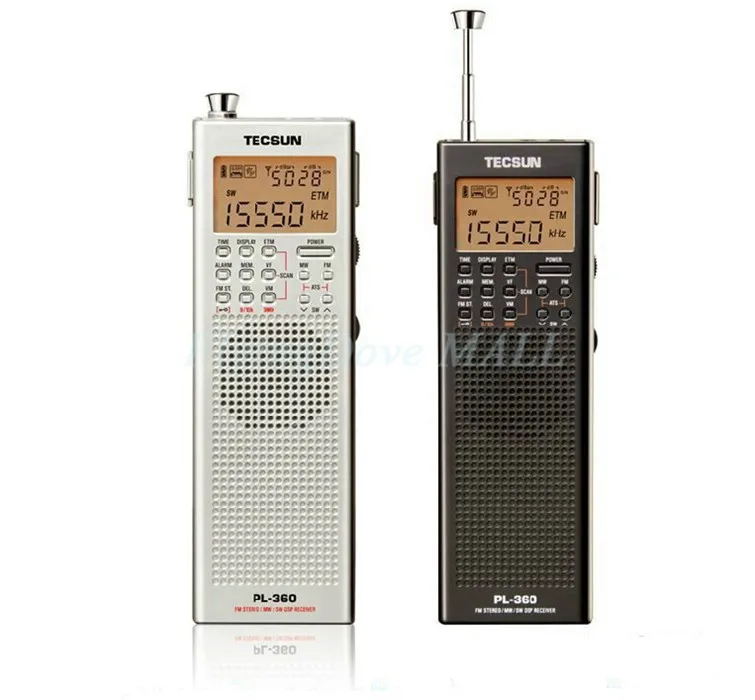 Teh son pl-360 Цифровая настройка Высокая чувствительность все-волна радио Tecsun PL360 FM радио цифровой приемник Desheng радио Прямая поставка