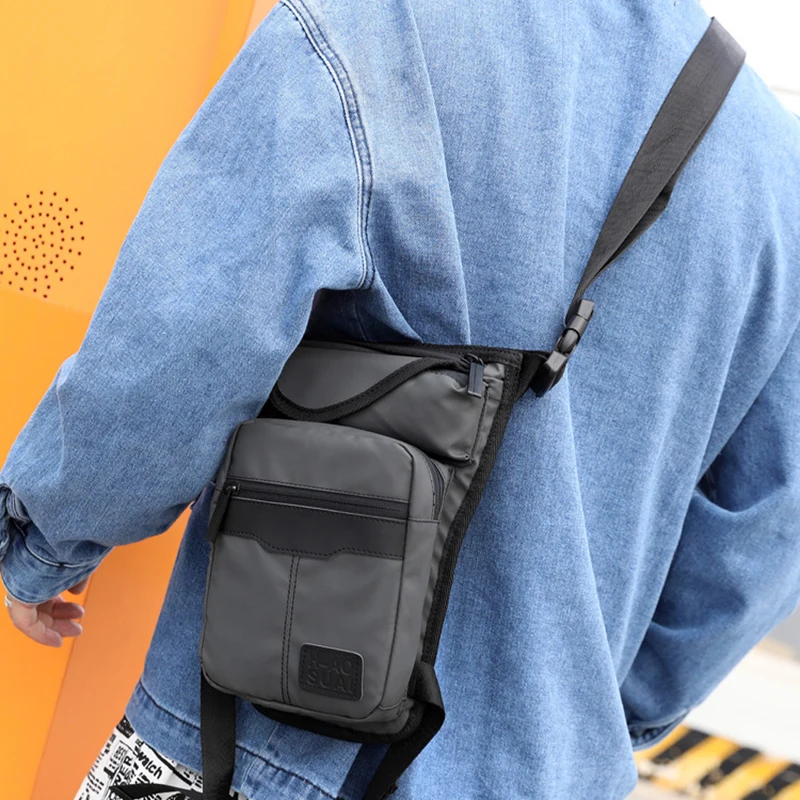 Нейлоновая сумка для мужчин дорожный мессенджер на бедро ремне через плечо