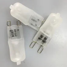 10 шт. 1,5 Вт G9 светодиодный светильник 220 В 25 Вт 40 Вт 60 Вт лампа SMD 3014 холодный белый/теплый белый галогенные лампы угол 360 градусов светодиодный прожектор