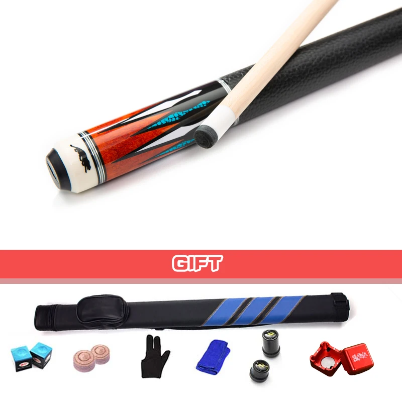 3142 2 Piece Pool Cue 8K 8 Piece Wood Laminated Technology Shaft Pool