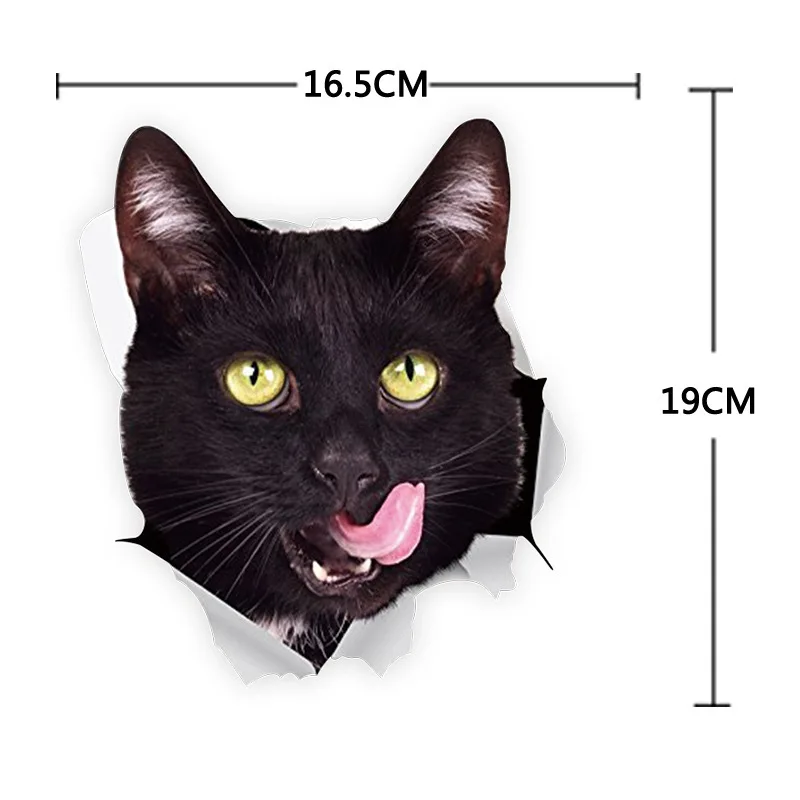 Автомобильный Стикеры 5 видов peek cat сбоку s Виниловая пленка для оклеивания