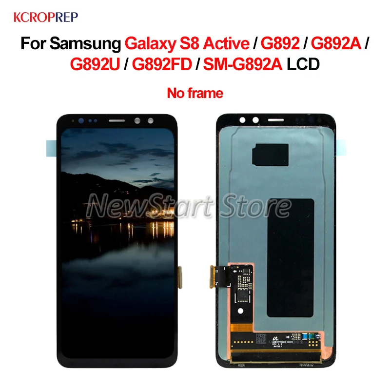 

For Samsung Galaxy G892 S8 Active LCD Display Touch Screen Assembly 5.8" No Frame For Samsung G892U G982A SM-G892 G892FD lcd