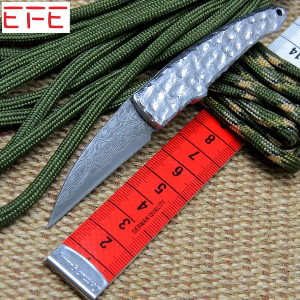 

EFE EF89 Damascus folding knife Damascus steel blade Pocket Folding Knife with comping Handmade utility knife MMMMMMMMMMMMMMMMMM
