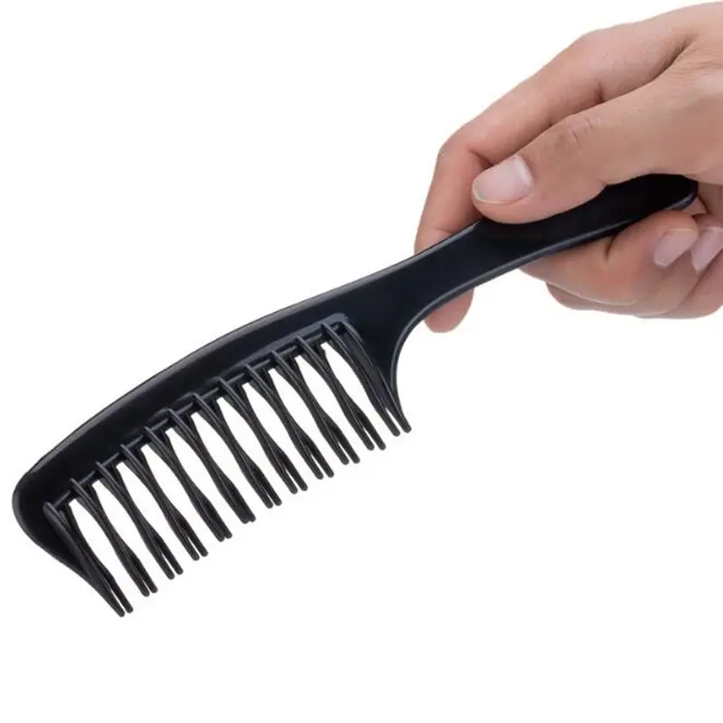 

1pcs Black Plastic Insert Comb Double Row Massage Comb 22 Teeth Insert Comb Brush Styling Tools