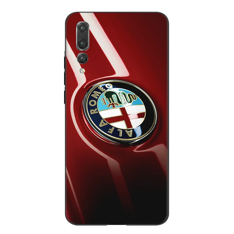 Desxz Cell Phone Case Silicone Alfa Romeo Logo For Huawei P Smart P8 P9 P10 P30 P20 Lite Pro Mini Cover
