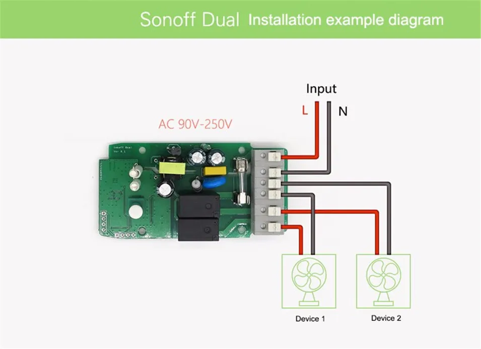 13---2018 New Sonoff Wifi Smart Switch 1CH 2CH  4CH DIY Switch Wireless Home Automation Timer Switch 220V Remote Control by Phone