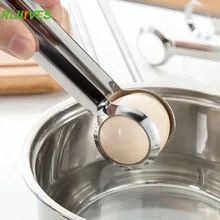 1 шт. кухонные инструменты для приготовления пищи, Креативные кухонные гаджеты из нержавеющей стали с зажимом для яиц