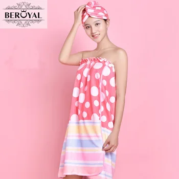 

New 2018 Brand Female Solid Microfiber Bath Towel Set Women Super Absorbent Towels Set for Adults Bathroom Body Hair towel sets