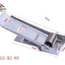 Производство Стальная Пружина покрытием никель светильник с зажимом, светодиодный осветительное оборудование