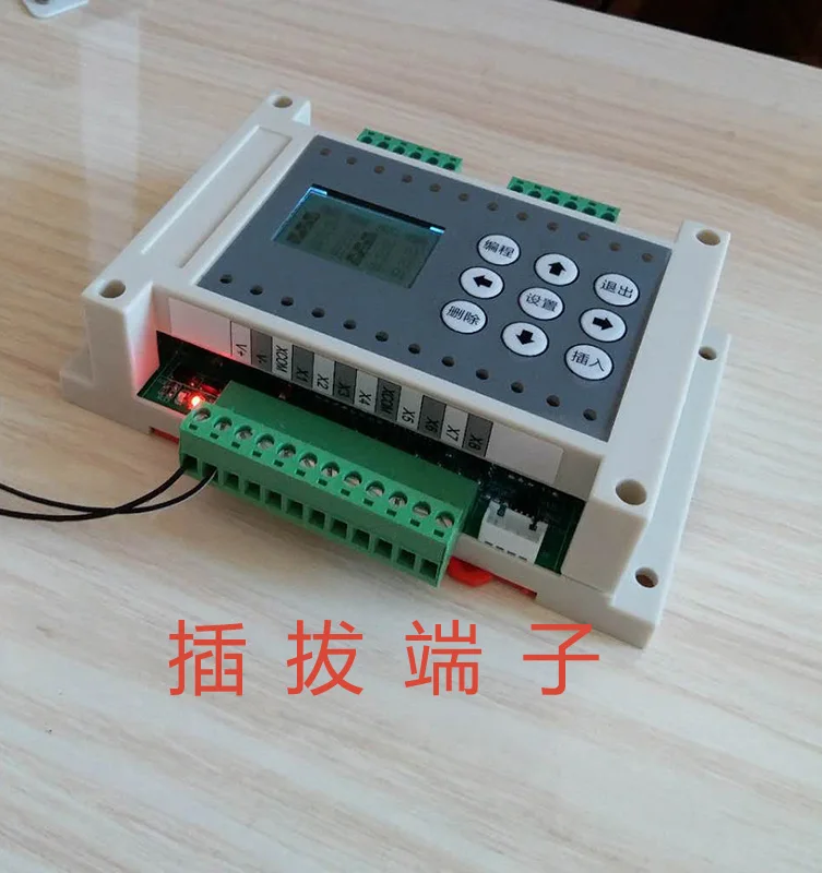 

6-in, 6-out, 6-way Multi-channel Time Relay Programmable Controller Cycle Timing Switch Simple PLC Integrated Machine