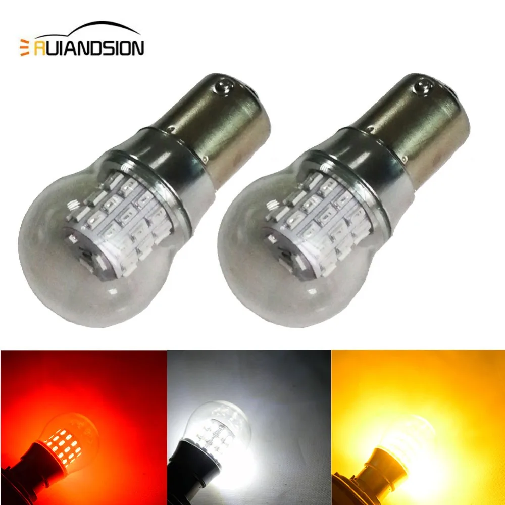 Ruiandsion 2 шт./лот неполярность 12 В 24 в 3014 39 SMD 1156 BA15S 1156PY BAU15S индикатор тормозной