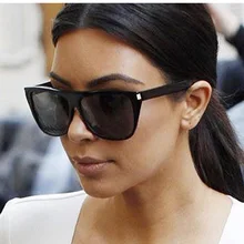 Италия Элитный бренд негабаритные Квадратные Солнцезащитные очки для женщин брендовая дизайнерская обувь ретро рамки черный Защита от солнца Очки для Мода Большой