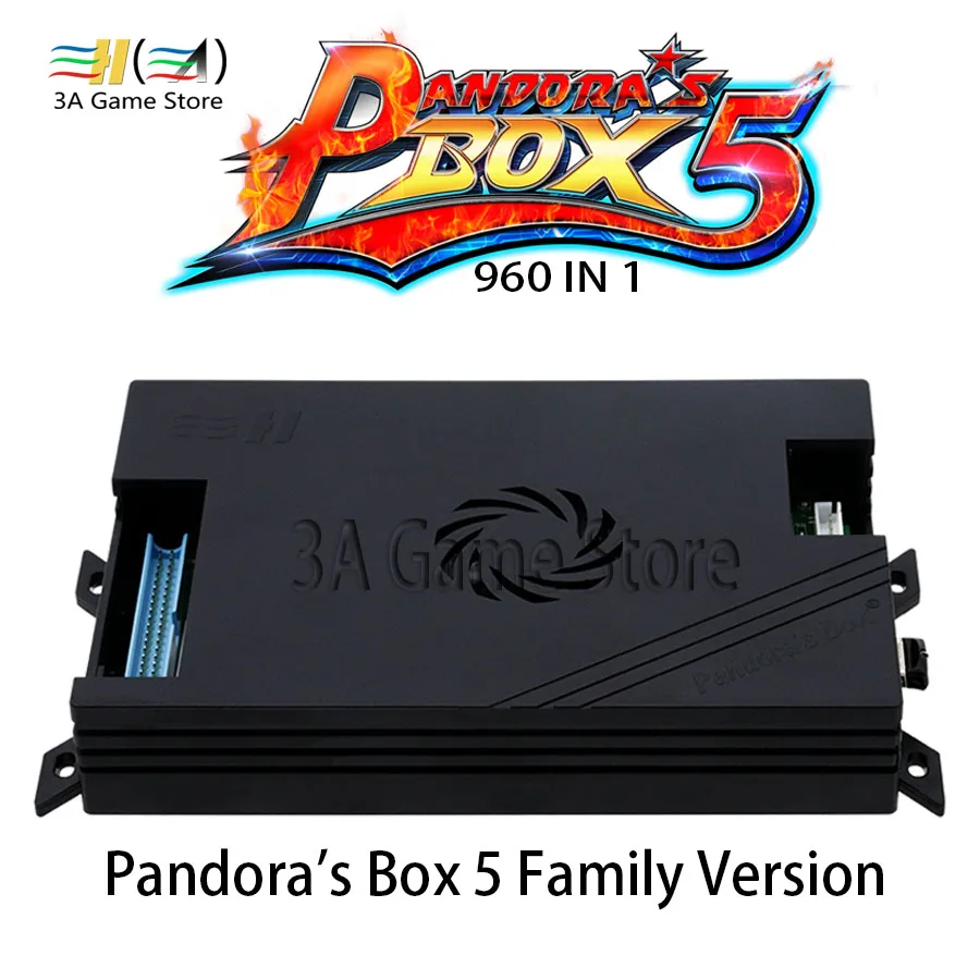 

Pandora Box 5 Family Version Motherboard U disk storage game 960 in 1 Board and Harness Power Adapter For Pandora's Box Console