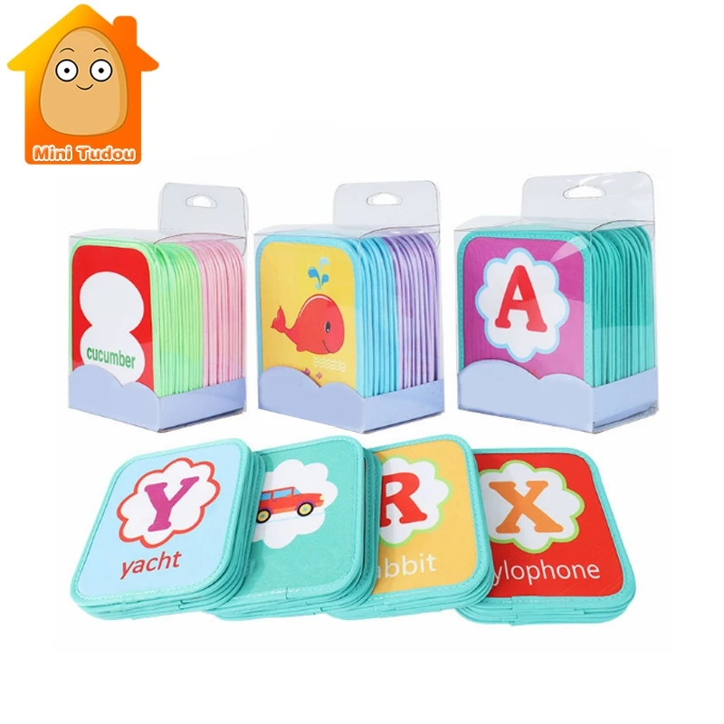 

26PCS Kids English Learning Word Flash Card Children Learn English ABC Letters Flashcards Game For Baby Early Education Toys
