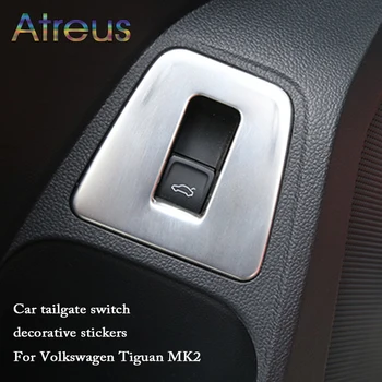 

Atreus 1pcs Stainless Steel Trunk Switch Button Panel Stickers For Volkswagen Tiguan 2 VW Tiguan 2017 2016 2018 Auto Accessories