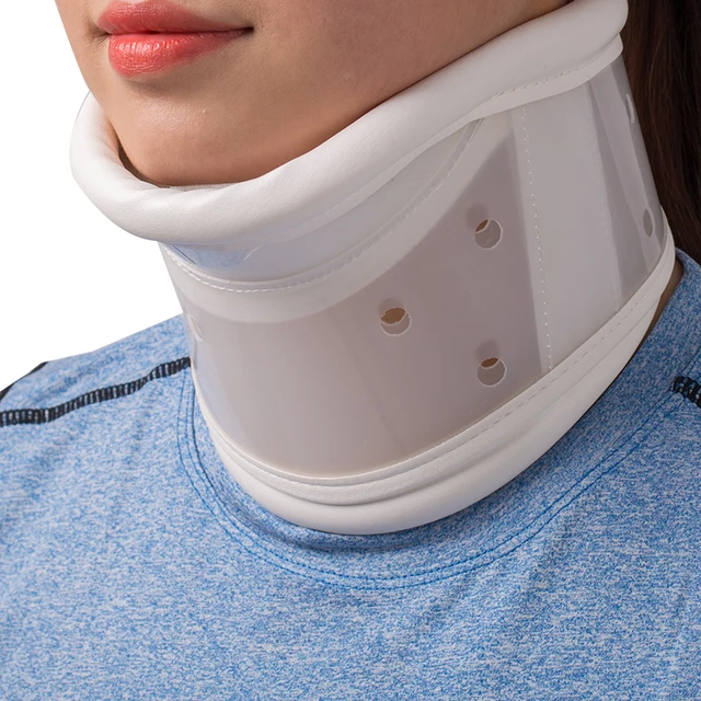 Neck Brace Cervical Collar Adjustable Soft Support Collar Wraps Aligns