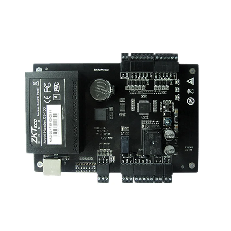 

TCP/IP one Door Access Control Panel 30000 Card Capacity two way Access Control Board support QR reader,sn:C3-100