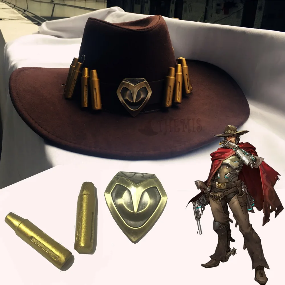 

Athemis watch over cosplay Soldier 76 cosplay Jesse Mccree cosplay hat