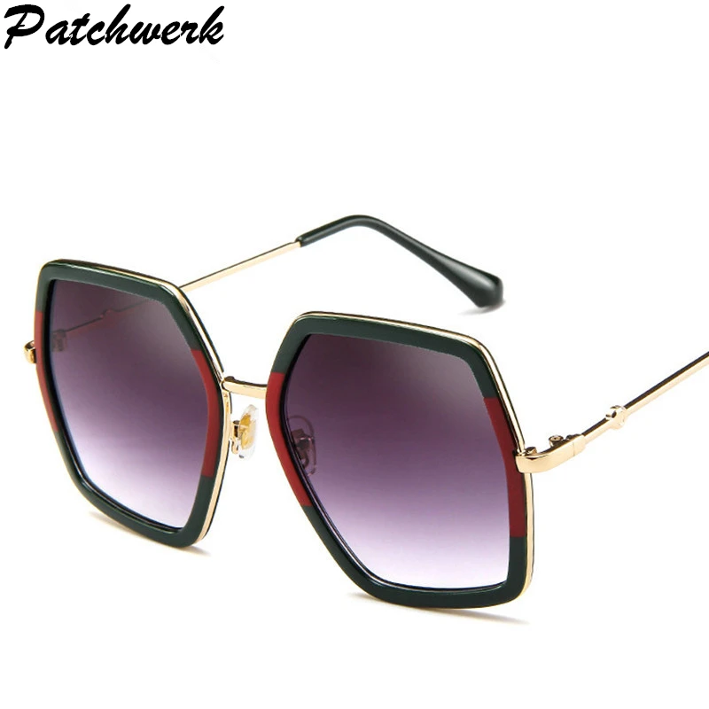 

2019 NEW Oversized Square Sunglasses Women Luxury Brand Designer Vintage Sunglass Fashion Big Frame Sun Glasses UV400