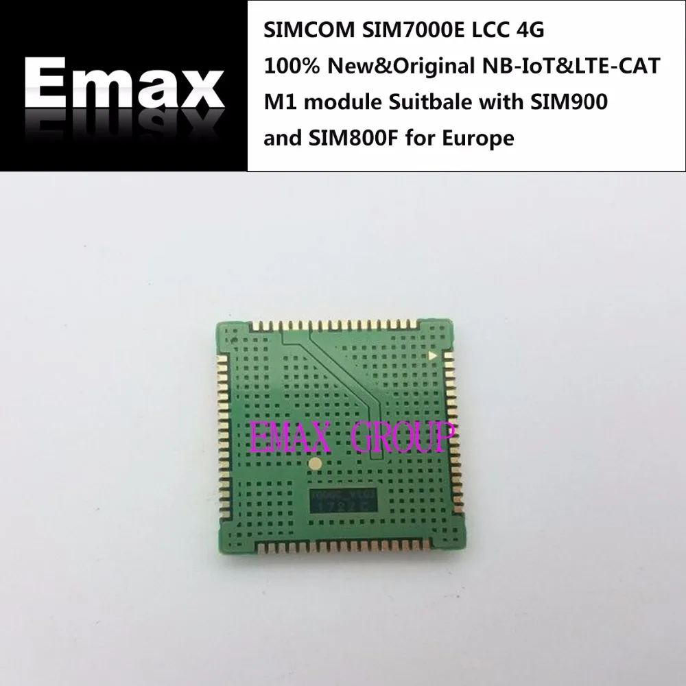SIMCOM SIM7000E B3/B8/B20/B28 LCC 4G и NBIoT& LTE-CAT M1 модуль подходит с SIM900 и SIM800F для Европы