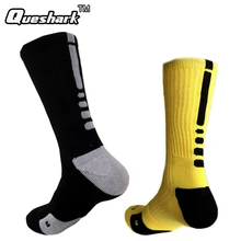 Спортивные Новые Элитные мужские носки для велоспорта, длинные чулки, носки для баскетбола, футбола, мужские Компрессионные носки, мужские спортивные лыжные носки