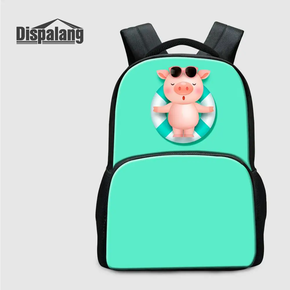 Backpack12 Рюкзак для ноутбука для подростков, Женская Повседневная дорожная сумка для компьютера, школьные сумки для девочек, милая поросенок, мультяшная плечевая сумка с принтом Rugtas - Цвет: Backpack12