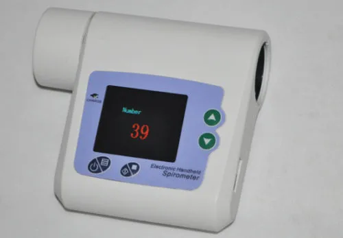 Seguro à Porta Dispositivo de Volume Pulmonar + Software de Computador Embalado Spirômetro Contec Sp10 Pulmonar Respiratório Função * Bem 6 Beleza e saúde