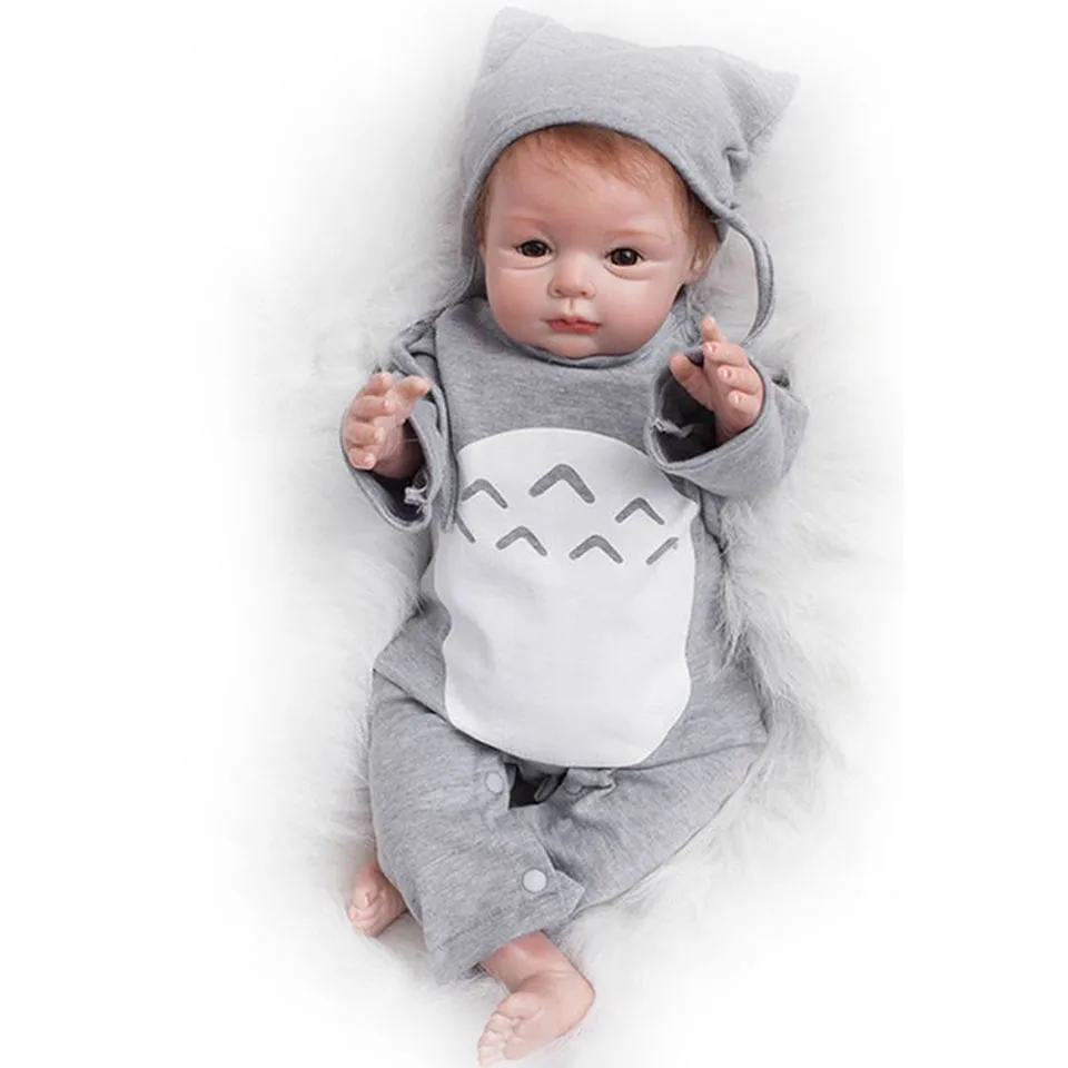 

Realistic Ethnic Dolls Reborn Baby Dolls 22'' 55 cm Soft Silicone Baby Alive Doll Wear Clothes So Truly Baby Toys Birthday Gifts