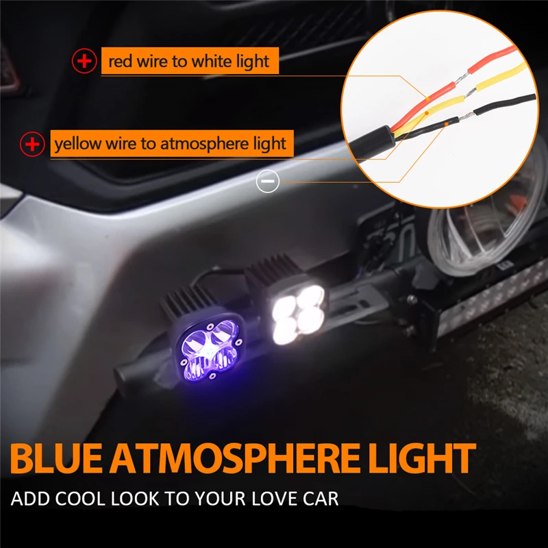 MICTUNING 50 Вт Автомобильный светодиодный рабочий светильник 12 В точечный прожектор комбинированный луч дальнего света внедорожный светодиодный фонарь для ATV SUV 4WD 4x4 седельный тягач