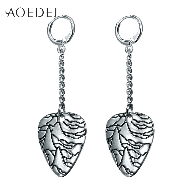 

AOEDEJ Heart Hoop Earrings Hip Hop Boys Steel Color Punk Rock Korean Earrings 2 Pcs Vintage Earrings For Men Women Jewelry 2019