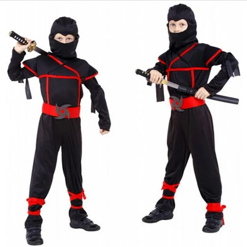 Kaufen Klassische Halloween Kostüme Cosplay Kostüm Kampfkunst Ninja Kostüme Für Kinder Phantasie Party Dekorationen Liefert Uniformen