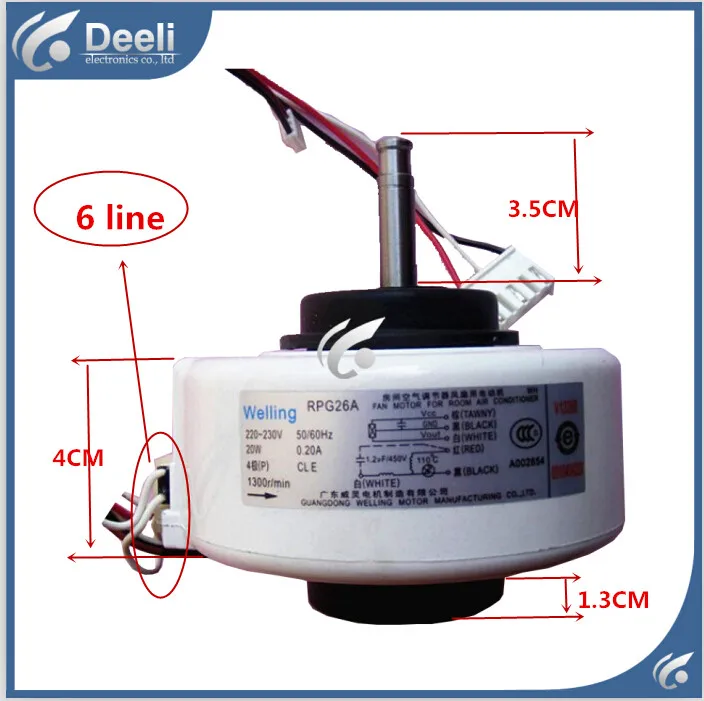 100% new good working for Air conditioner Fan motor machine motor RPG26A good working 100% new good working for Air conditioner Fan motor machine motor RPG26A good working