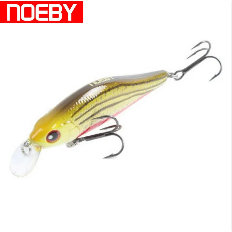 NOEBY приостановка Минноу Bass Pike судак форели Пластик Рыбалка воблер Жесткий