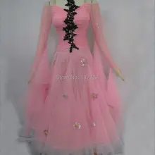 Высокое качество жесткий стрейч Профессиональный Бахромой Сексуальный полюс вечерние бальные костюмы бальные танцы латинские танцевальные платья для женщин B-0037