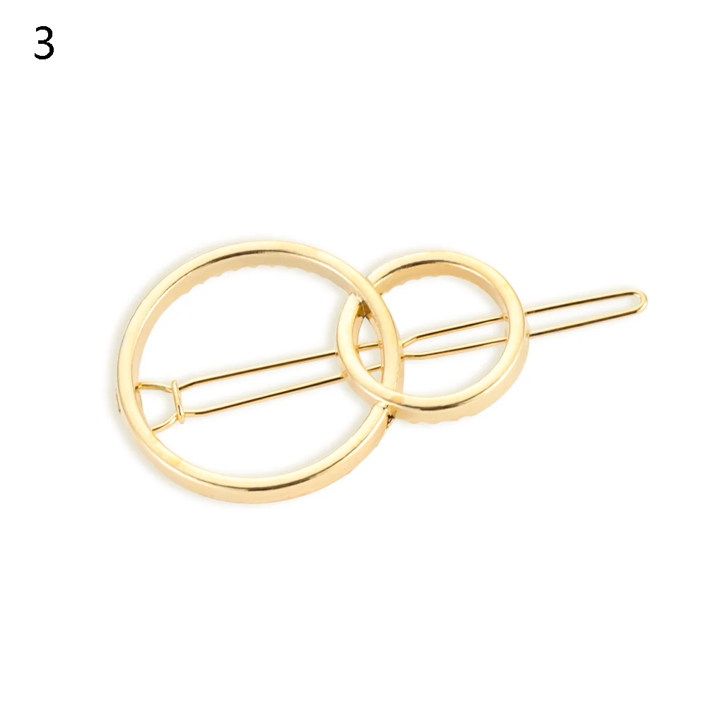 Style 6-3 1 шт., модные женские Геометрические заколки для волос, заколки для волос, Звездный зажим для волос сердце, нежные заколки для волос, заколка для волос, ювелирные изделия для волос, аксессуары для волос - Цвет: Style 6-3