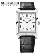 Watch Women AGELOCER Original Montre Femme Dress Watches Luxury Ladies Watch Clock Female Casual Leather Women’s Wristwatches