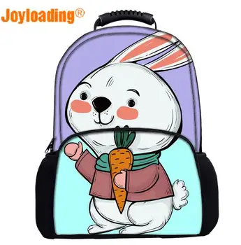 

Joyloading Casual Stylish 2D Colorful Cartoon Rabbit Children Backpack Schoolbag Pupils Shoulders Bag