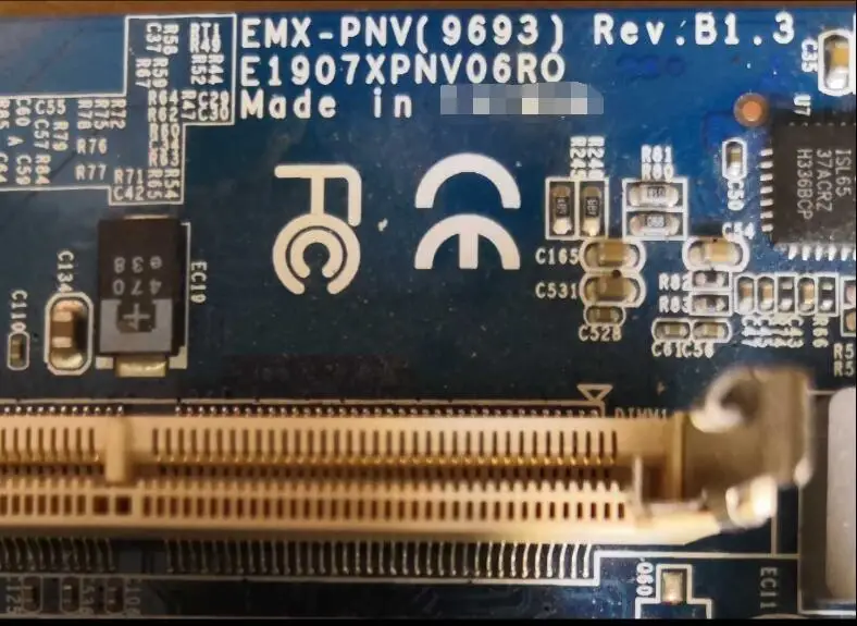 100% оригинальная торговая марка EMX PNV(9693) Rev.b1.e E1907XPNV06RO Промышленная материнская