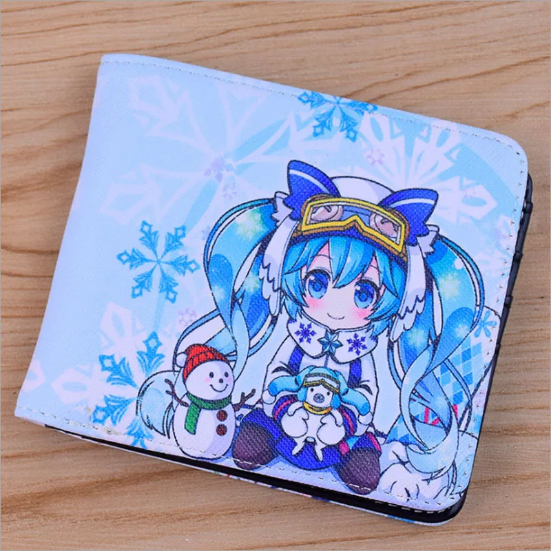 

Anime Hatsune Miku Cartoon Wallet Short Card Holder Purse