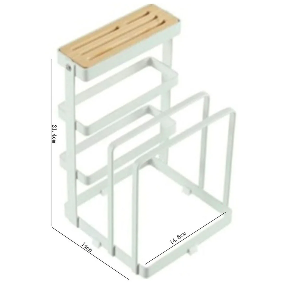 Креативный стеллаж для хранения разделочный блок держатель для ножей разделочная доска подставка органайзер для кухни-белый
