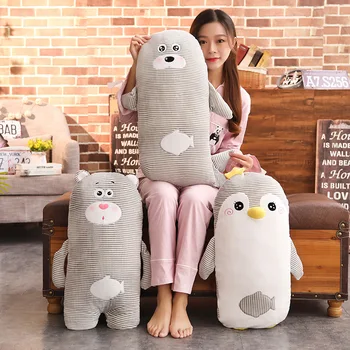 

Cute Animal Plush Pillow Toy Plush Sea Lion Bear Penguin Toy Marine Life Cartoon Pillow Baby Sleeping Cushion Decoration Gift